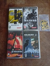 METAL GEAR SOLID JEUX PSP LOT DE 4 JEUX  PALFR SAUF PORTABLE OPS PLUS VERSION US