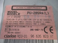 AUTORADIO SMEG RECEPTEUR TELEMATIQUE  PEUGEOT 206+  96635823XT  2569152