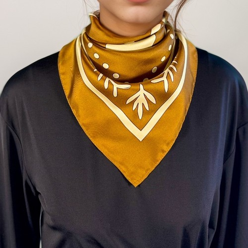 Foulard carré soie 100 - foulard,