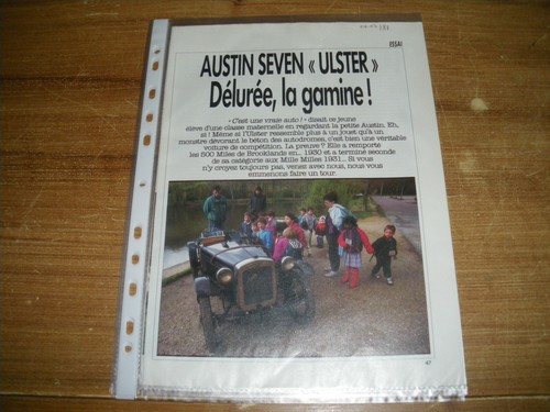 Essai austin seven - essai...........austin,
