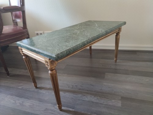 Table basse marbre vert - en,