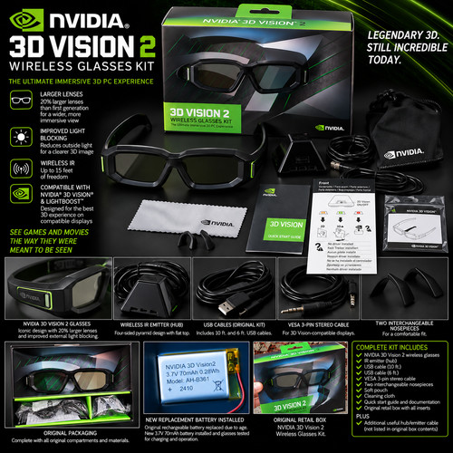 Original nvidia vision 2 - original, 3d