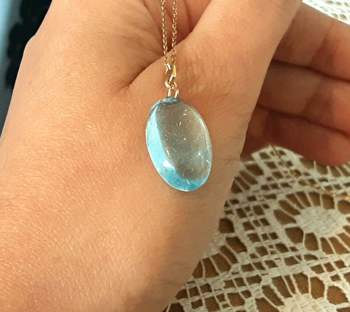 Pendentif topaze - pendentif,