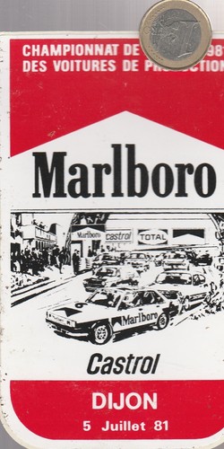 Autocollant marlboro - autocollant.,