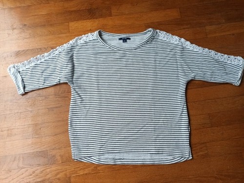 Pull fille ans - ans, rayures