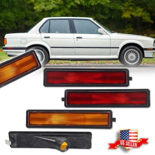 Amber front red rear bumper - amber,