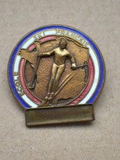Insigne, broche ESF école de ski Français " Neutre " FIA Lyon