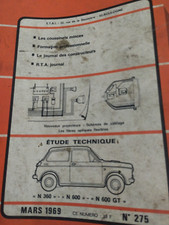 Revue technique automobile RTA HONDA N360 N600