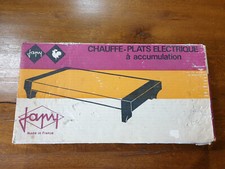 VINTAGE CHAUFFE PLATS ÉLECTRIQUE A ACCUMULATION MARQUE JAPY