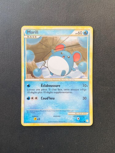Carte pokémon marill 123 - pokémon,