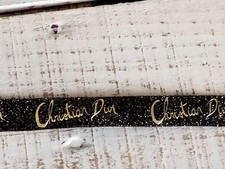 Ruban Christian Dior Série Limitée noir et or