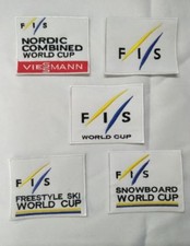 patch ecusson FIS  WORLD CUP FREESTYLE NORDIC COMBINE VIESSMAN  ffs esf ski