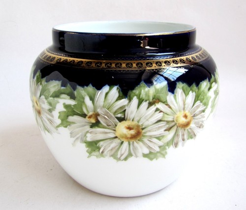 Cache pot décor marguerites - cache,