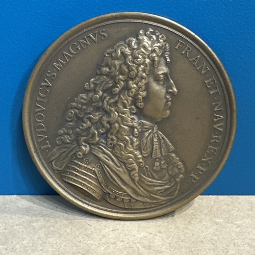 Médaille bronze louis xiv - xiv, roi