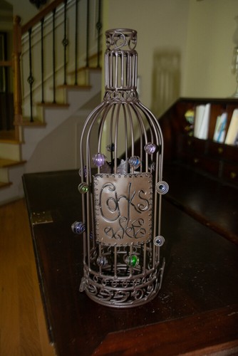 Wine cork cage - wine, cage--elegant