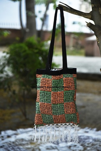 Sac dos coton pur avec - À,