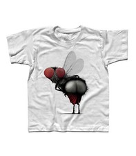 T-Shirt Enfant Fly Ass Battre Cassette Mouche Moschito Funny Amusante