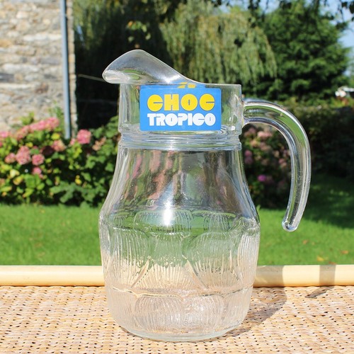 Pichet verre publicitaire - en,