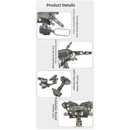 Réchaud camping portable - de,
