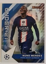 Nuno Mendes Carte Topps Merlin Under21 Psg Paris 2023 Football Portugal