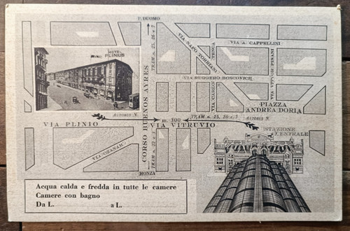 1941 milan publicité - 1941, avec