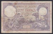 (FR1) Billet ALGERIE 100