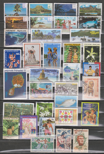 120 timbres polynésie - 120,