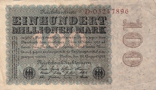 Billet allemagne 100 - ,
