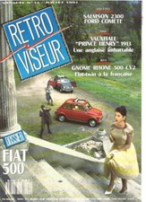RETROVISEUR N°35 DOSSIER : FIAT 500 / GNOME-RHONE 500 CV2/ VAUXHALL 1913