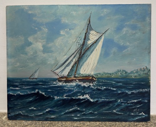 Marine voilier mer agitée - marine,