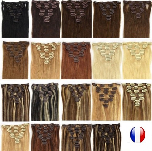 Kit extensions clips cheveux - extensions,