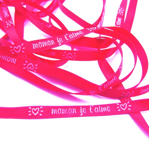 Ruban maman aime texte - ruban, t'aime
