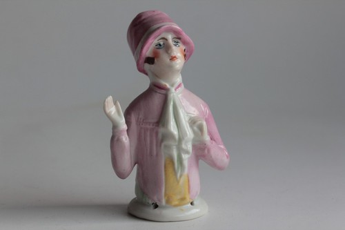 Demi figurine porcelaine femme - demi,
