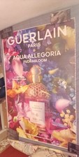 Affiche  parfum 120X170  GUERLAIN  AQUA ALLEGORIA  FLORABLOOM  le Nv bouquet flo