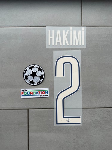 Flocage hakimi psg maillot - hakimi,