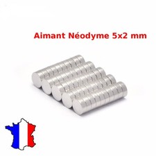 50x Mini Aimants Neodyme Neodymium Magnets Disque Rond Fort Puissant 5mm X 2mm