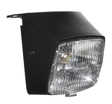Phare-projecteur mobylette adaptable peugeot 103 noir avec ampoule 12v 15w