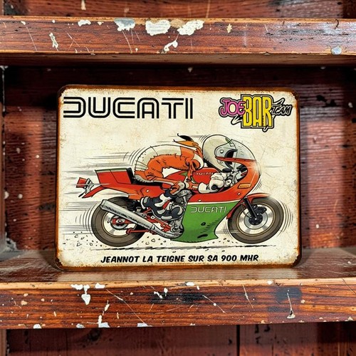 Plaque métal joe bar - plaque,