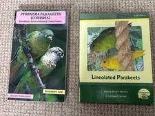 2 PARAKEETS BOOKS  LINEOLATED