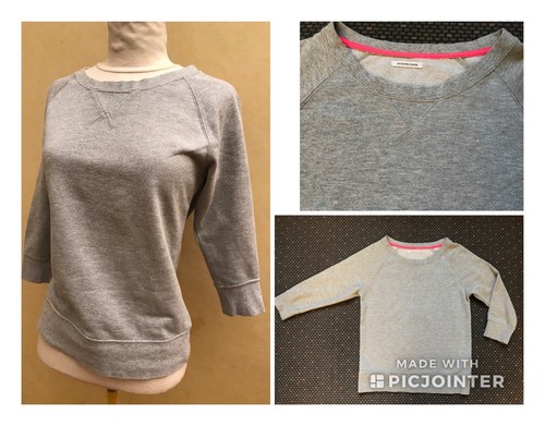 Joli pull gris - joli, pailleté