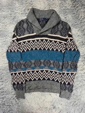 Pull col châle Gap gris bleu