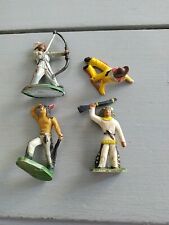 Lot 4 indiens cow-boy petit