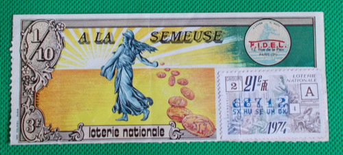 Billet loterie nationale - loterie,