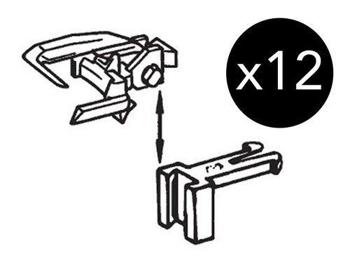 Roco 12x attelages goldorak - 12x, "goldorak"