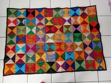 Patchwork, kilt, tapisserie murale, fait mains