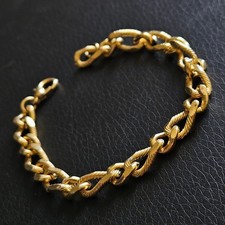 Bracelet maille figaro effet