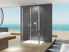Cabine de douche  en forme U