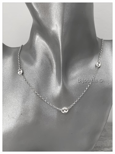 Collier alternance maillons - alternance,