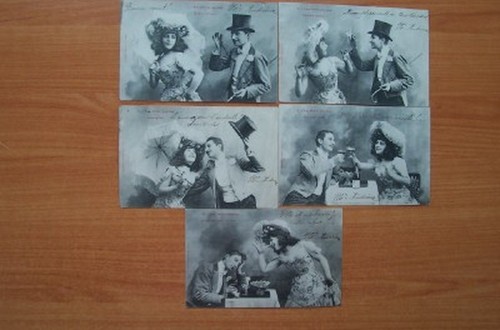 Cpa serie les petits - serie,