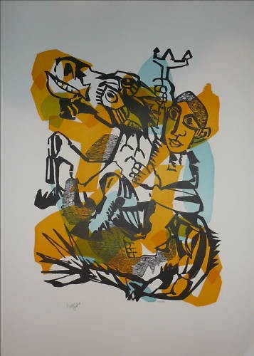 Bernard lorjou gravure - bernard,